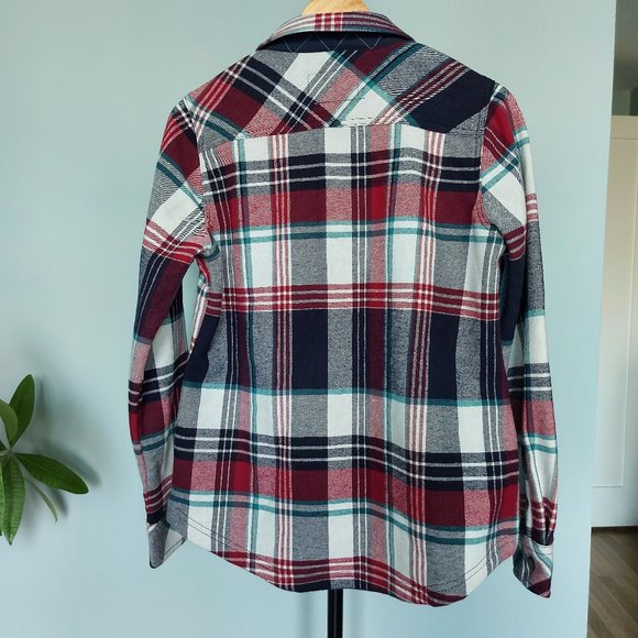 Orvis Oversized Kids Lined Plaid Shacket - Picture 3 of 12